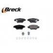 Jeu de 4 plaquettes de frein arrière BRECK 23258 00 704 10 - Visuel 3