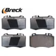 Jeu de 4 plaquettes de frein avant BRECK 23271 00 552 20 - Visuel 3