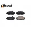 Jeu de 4 plaquettes de frein avant BRECK 23302 00 703 00 - Visuel 3
