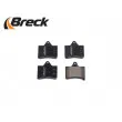 Jeu de 4 plaquettes de frein arrière BRECK 23305 00 702 00 - Visuel 3