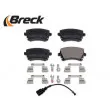 Jeu de 4 plaquettes de frein arrière BRECK 23326 00 702 10 - Visuel 3