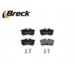 Jeu de 4 plaquettes de frein arrière BRECK 23353 00 704 00 - Visuel 3