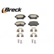Jeu de 4 plaquettes de frein arrière BRECK 23417 00 704 10 - Visuel 3