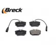 Jeu de 4 plaquettes de frein arrière BRECK 23446 00 702 10 - Visuel 3