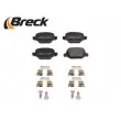 Jeu de 4 plaquettes de frein arrière BRECK 23517 00 704 00 - Visuel 3