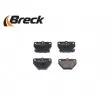 Jeu de 4 plaquettes de frein arrière BRECK 23521 00 704 10 - Visuel 3
