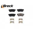 Jeu de 4 plaquettes de frein arrière BRECK 23543 00 704 10 - Visuel 3