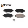Jeu de 4 plaquettes de frein avant BRECK 23577 00 703 10 - Visuel 3
