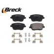 Jeu de 4 plaquettes de frein avant BRECK 23581 00 702 00 - Visuel 3