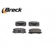 Jeu de 4 plaquettes de frein arrière BRECK 23582 00 702 00 - Visuel 3