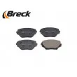 Jeu de 4 plaquettes de frein avant BRECK 23585 00 701 00 - Visuel 3