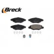 Jeu de 4 plaquettes de frein avant BRECK 23597 00 702 10 - Visuel 3
