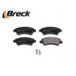 Jeu de 4 plaquettes de frein avant BRECK 23599 00 701 00 - Visuel 3