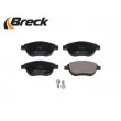Jeu de 4 plaquettes de frein avant BRECK 23600 00 701 00 - Visuel 3