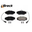 Jeu de 4 plaquettes de frein avant BRECK 23602 00 703 10 - Visuel 3
