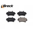 Jeu de 4 plaquettes de frein avant BRECK 23613 00 703 00 - Visuel 3
