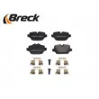Jeu de 4 plaquettes de frein arrière BRECK 23623 00 704 00 - Visuel 3