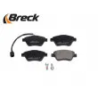 Jeu de 4 plaquettes de frein avant BRECK 23705 00 701 10 - Visuel 3