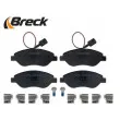 Jeu de 4 plaquettes de frein avant BRECK 23711 00 701 00 - Visuel 3