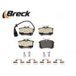 Jeu de 4 plaquettes de frein arrière BRECK 23823 10 704 10 - Visuel 3