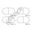 Jeu de 4 plaquettes de frein avant BRECK 23836 00 701 00 - Visuel 1