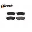 Jeu de 4 plaquettes de frein avant BRECK 23873 00 501 10 - Visuel 3