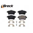 Jeu de 4 plaquettes de frein avant BRECK 23881 00 701 10 - Visuel 3