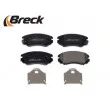 Jeu de 4 plaquettes de frein avant BRECK 23891 00 701 10 - Visuel 3