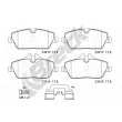 Jeu de 4 plaquettes de frein avant BRECK 23915 00 701 00 - Visuel 1