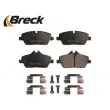 Jeu de 4 plaquettes de frein avant BRECK 23915 00 701 00 - Visuel 3
