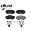 Jeu de 4 plaquettes de frein avant BRECK 23917 00 703 10 - Visuel 3