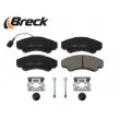 Jeu de 4 plaquettes de frein avant BRECK 23919 00 703 10 - Visuel 3