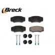 Jeu de 4 plaquettes de frein arrière BRECK 23921 00 703 00 - Visuel 3