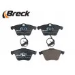Jeu de 4 plaquettes de frein avant BRECK 23950 00 552 10 - Visuel 3