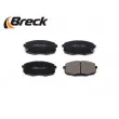 Jeu de 4 plaquettes de frein avant BRECK 23966 00 701 10 - Visuel 3