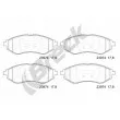 Jeu de 4 plaquettes de frein avant BRECK 23974 00 702 00 - Visuel 1