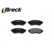 Jeu de 4 plaquettes de frein avant BRECK 23974 00 702 00 - Visuel 3
