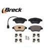 Jeu de 4 plaquettes de frein avant BRECK 23979 00 701 10 - Visuel 3
