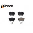 Jeu de 4 plaquettes de frein arrière BRECK 23980 00 703 00 - Visuel 3