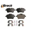Jeu de 4 plaquettes de frein avant BRECK 23984 00 701 00 - Visuel 3