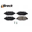 Jeu de 4 plaquettes de frein avant BRECK 24007 00 703 00 - Visuel 3