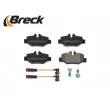 Jeu de 4 plaquettes de frein arrière BRECK 24008 00 703 00 - Visuel 3