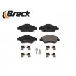 Jeu de 4 plaquettes de frein avant BRECK 24072 00 702 00 - Visuel 3
