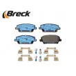 Jeu de 4 plaquettes de frein avant BRECK 24087 00 701 10 - Visuel 3