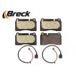 Jeu de 4 plaquettes de frein avant BRECK 24098 00 551 10 - Visuel 3