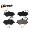 Jeu de 4 plaquettes de frein avant BRECK 24133 00 701 10 - Visuel 3