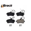 Jeu de 4 plaquettes de frein avant BRECK 24134 00 701 10 - Visuel 3