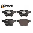 Jeu de 4 plaquettes de frein avant BRECK 24142 00 551 00 - Visuel 3