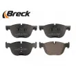 Jeu de 4 plaquettes de frein avant BRECK 24170 00 552 00 - Visuel 3