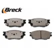 Jeu de 4 plaquettes de frein avant BRECK 24246 00 701 10 - Visuel 3
